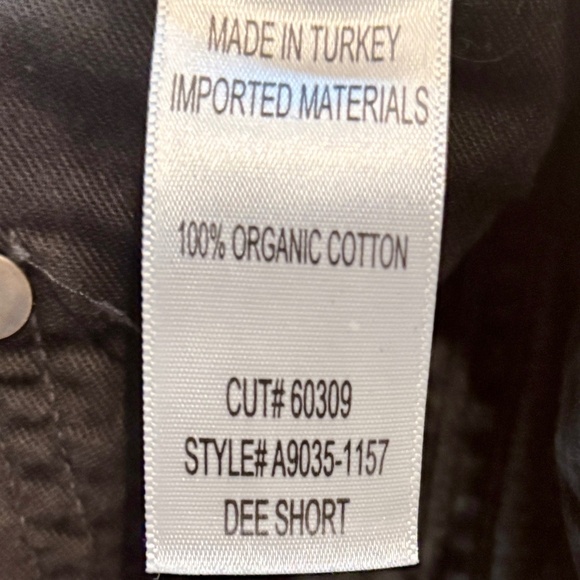 AGOLDE Dee Vintage High-Rise Jean Shorts | Black Wash | Multiple Sizes - Picture 6 of 8